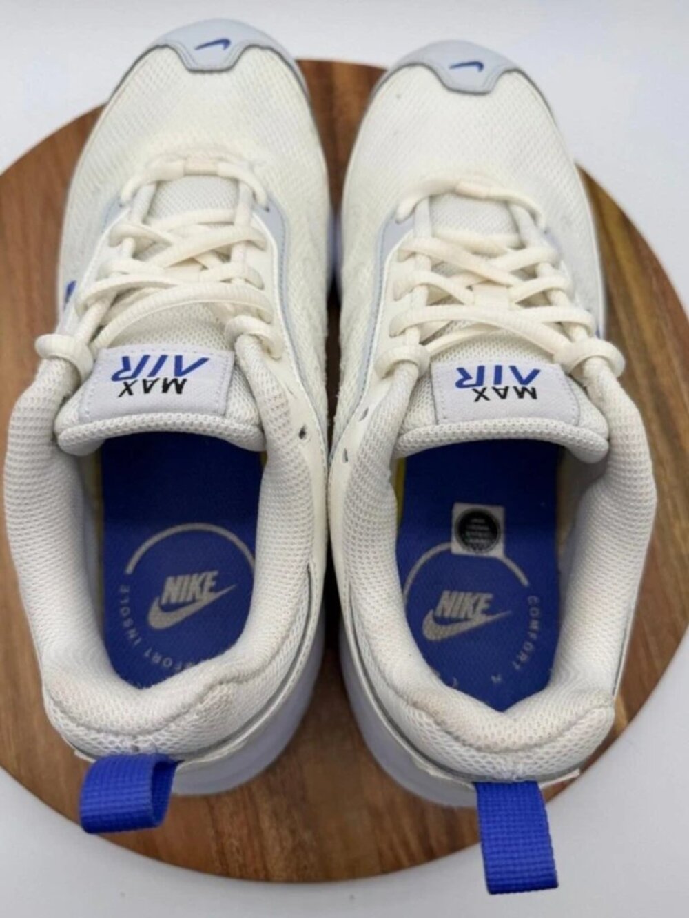 Nike Air Max AP Cream Royal Blue Running Sneakers